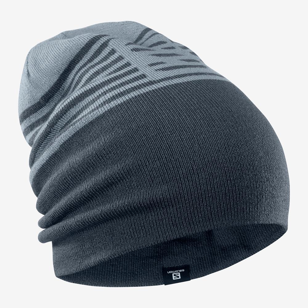 Salomon FLATSPIN REVERSIBLE Gorros Hombre - Gris - Colombia (04821-YNCE)